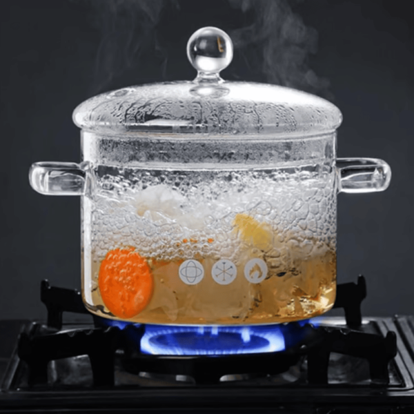 Olla en vidrio 1.5 L
