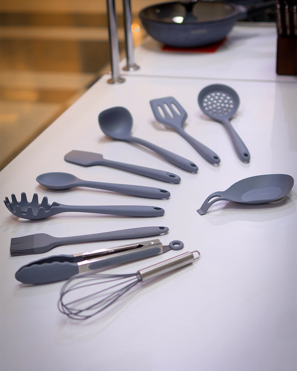 Alternative view of Set de Utensilios de Cocina en Silicona 11 Piezas